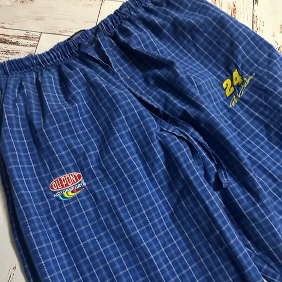 DuPont Jeff Gordon Pajama Lounge Pants Large - Picture 1 of 7